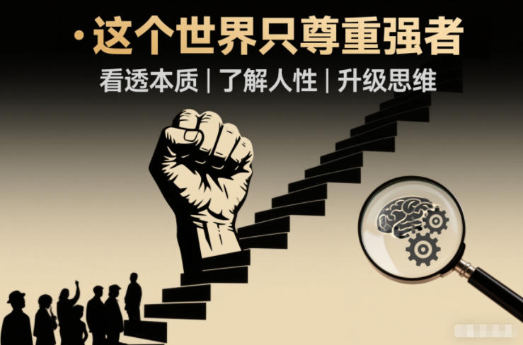 开悟1.0:这个世界只尊重强者,看透本质-了解人性-升级思维-opc资源站
