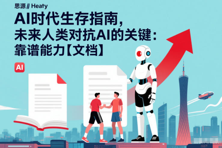 AI时代生存指南,未来人类对抗AI的关键:靠谱能力【文档】-opc资源站