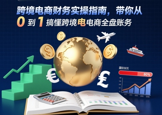 跨境电商财务实操指南,带你从0到1搞懂跨境电商全盘账务-一个小目标资源站