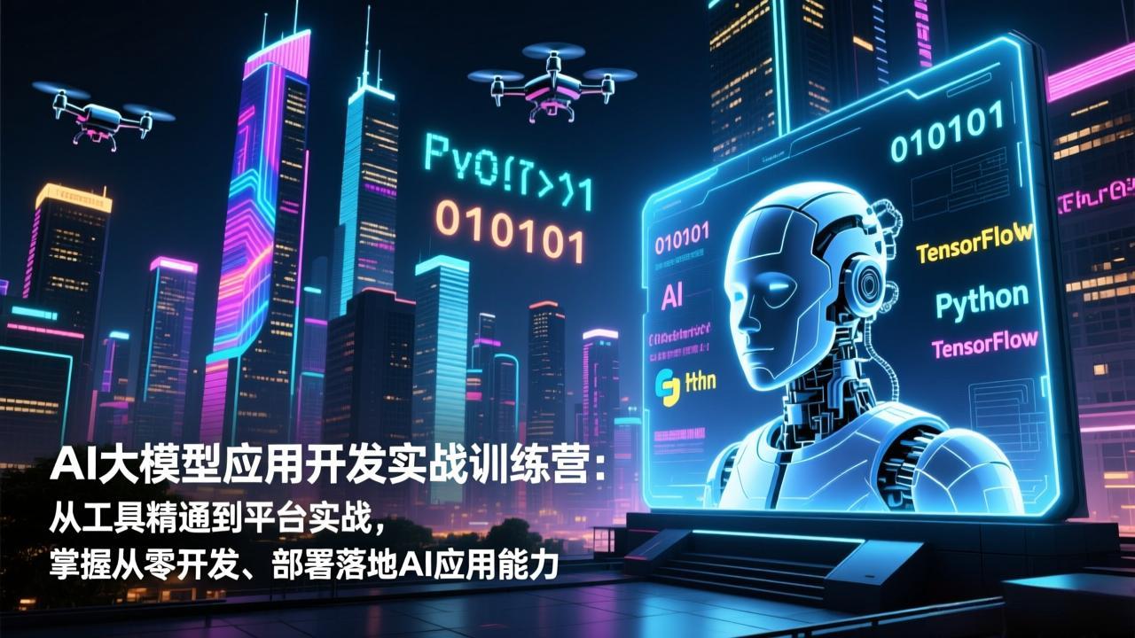 AI大模型应用开发实战训练营:从工具精通到平台实战,掌握从零开发、部署落地AI应用能力-一个小目标资源站