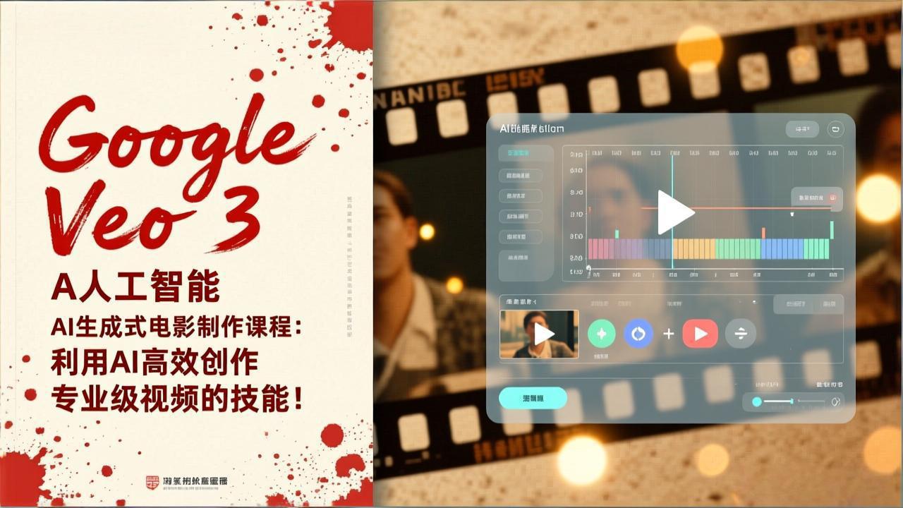 Google Veo 3人工智能AI生成式电影制作课程:利用AI高效创作专业级视频的技能!-一个小目标资源站