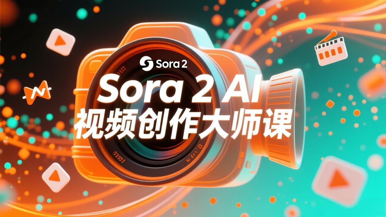 如何利用Sora 2创建流行AI人工智能视频大师班教程：掌握创作全流程，产出百万播放内容-一个小目标资源站