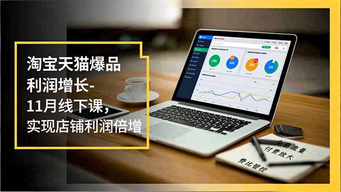 淘宝天猫爆品利润增长-11月线下课，免费流量、付费放大、费比管控，实现店铺利润倍增-一个小目标资源站