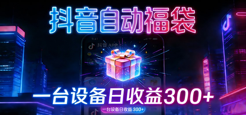 全自动抢福袋神器：24小时不停歇，日产出500＋-一个小目标资源站