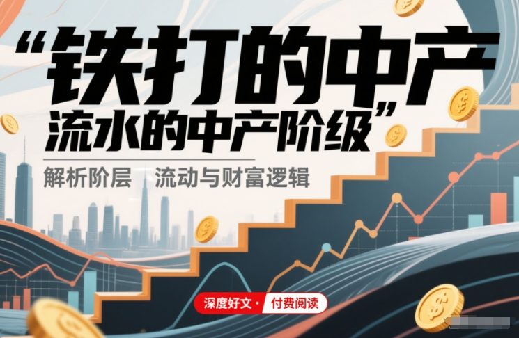 付费文章：铁打的中产，流水的中产阶级-opc资源站