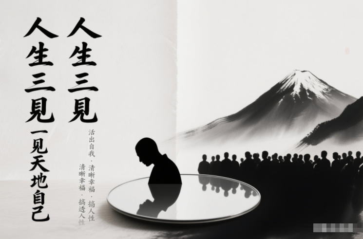 人生三见一见天地见众生见自己,活出自我拥有清晰幸福人生,搞透人性-一个小目标资源站