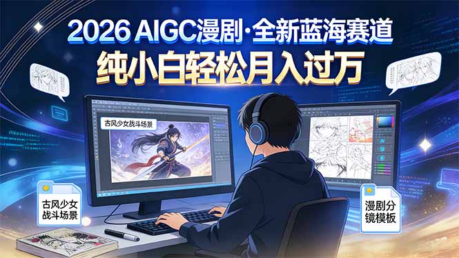 2026年全新蓝海赛道，纯小白轻松月入过万-一个小目标资源站