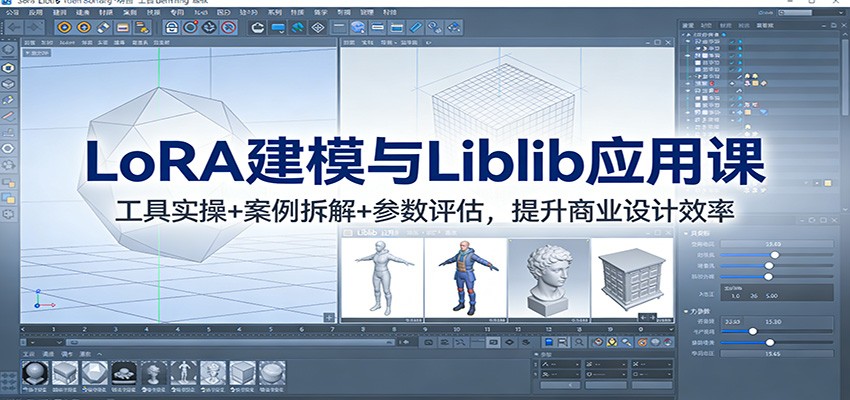 LoRA建模与Liblib应用课：工具实操+案例拆解+参数评估，提升商业设计效率-opc资源站